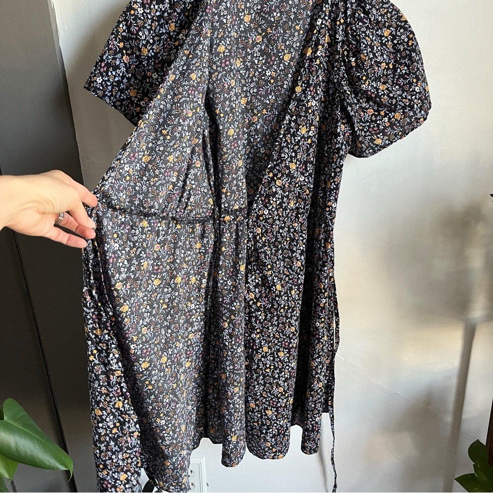 Madewell Cross Front Mini Dress in Garden Party - Picture 11 of 12